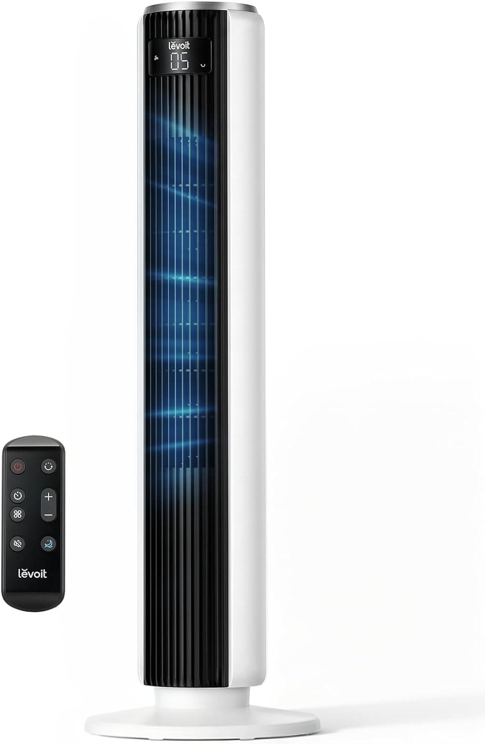 Levoit Tower Fan, 28 ft/s, 28 dB, 36 inch, White