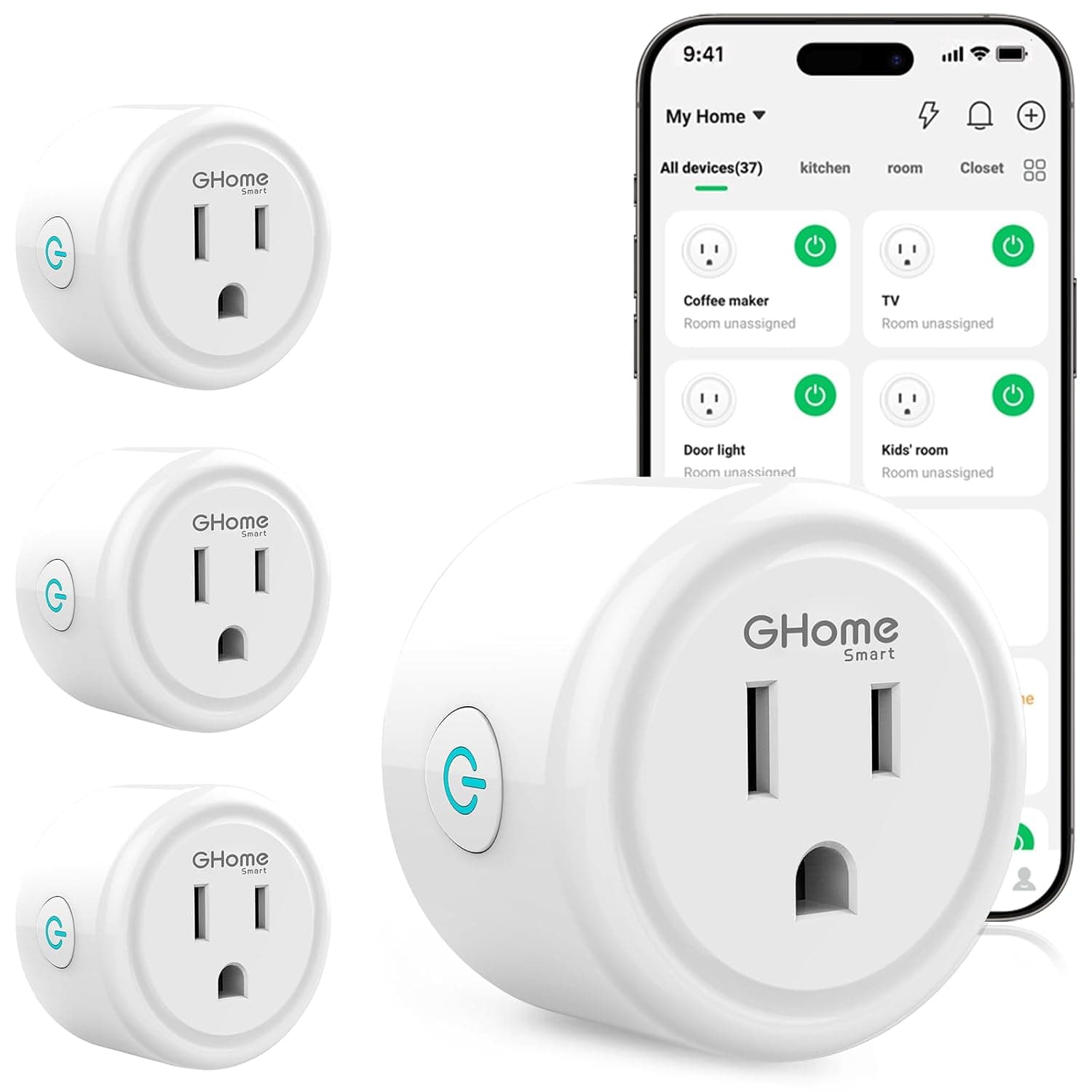 GHome Smart Plug, White